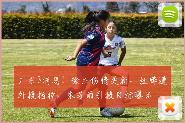 广东3消息！徐杰伤情更新，杜锋遭外援指控，朱芳雨引援目标曝光